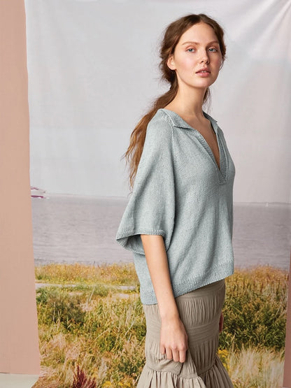 Kamille Tee | lässig oversize aus Tynn Line von Sandnes Garn