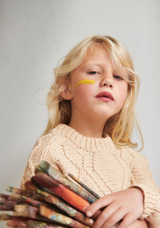 Aran Pullover Kids | mit Gratisanleitung aus Smart von Sandnes Garn