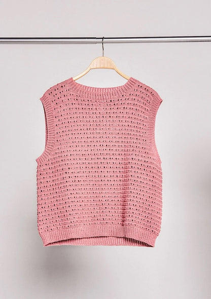 June Top Sandnes | casual lace pattern made from Mandarin Petit by Sandnes Garn