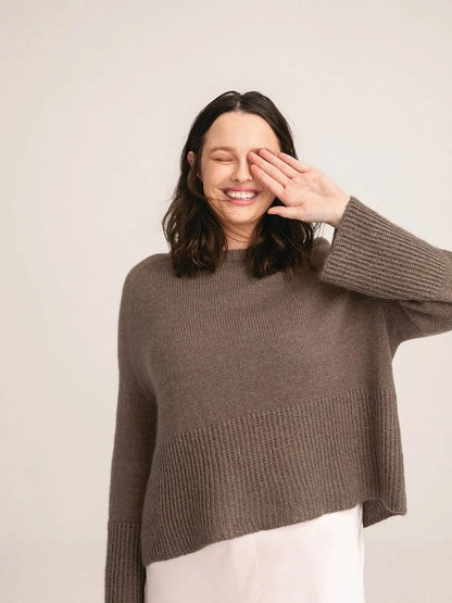 Franky Pullover - Alpakka Silke Mohair | zart und weich mit seidigem Fall