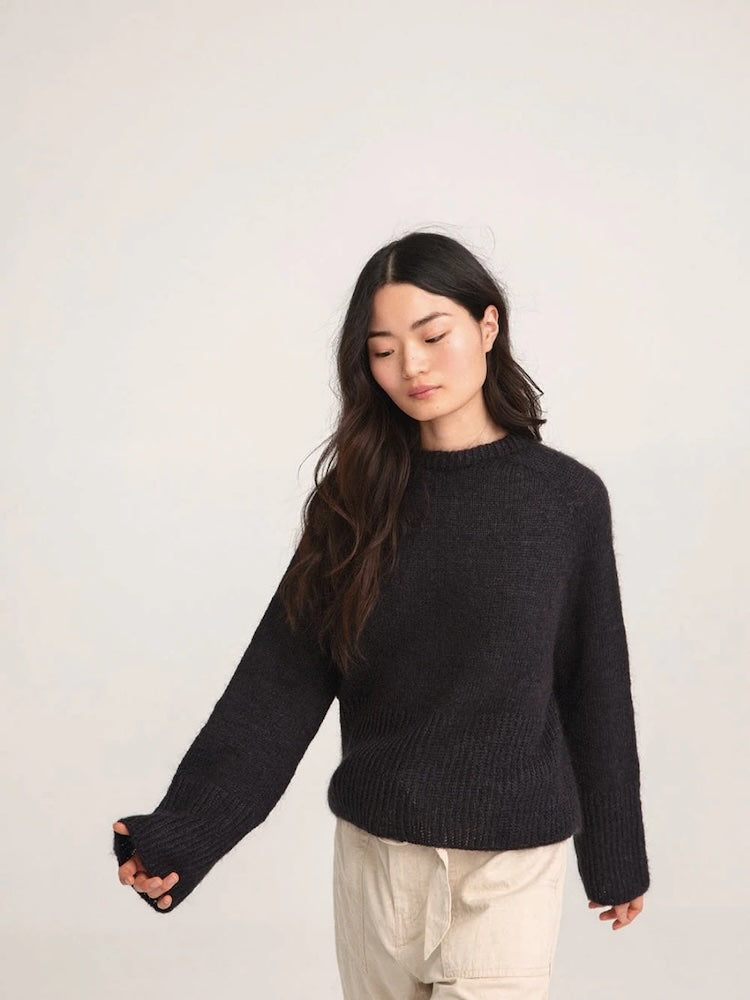 Franky Pullover - Alpakka Silke Mohair | zart und weich mit seidigem Fall