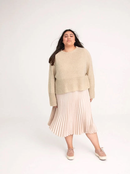 Franky Pullover - Alpakka Silke Mohair | zart und weich mit seidigem Fall