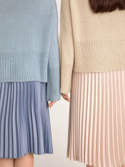 Franky Pullover - Alpakka Silke Mohair | zart und weich mit seidigem Fall
