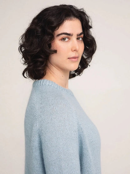Franky Pullover - Alpakka Silke Mohair | zart und weich mit seidigem Fall