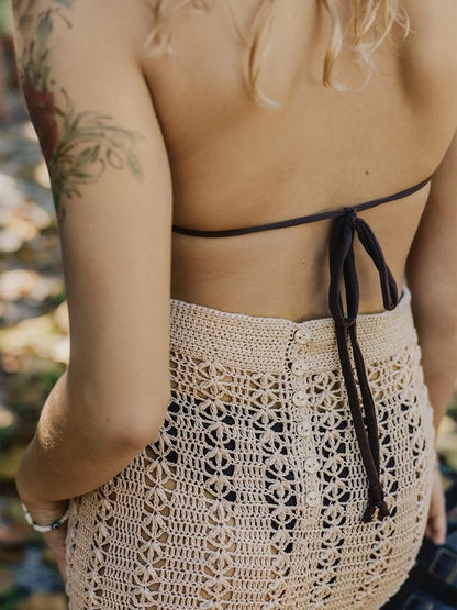 Cahla Rock | Boho Häkelrock aus Tynn Line von Sandnes Garn