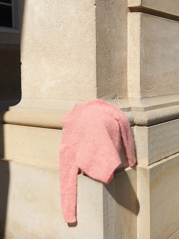 Spencer Sweater Junior aus der Kollektion 2408 Mykt til Barn von Sandnes mit Ballerina Chunky Mohair 3