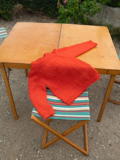Tiro Sweater Borstet Alpakka Sandnes 2506 | schöner Raglanpullover