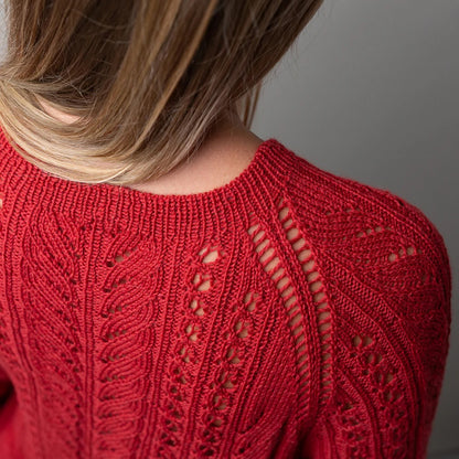 Lace Flow Sweater | zartes Zopfmuster aus Merino Baby von Pascuali