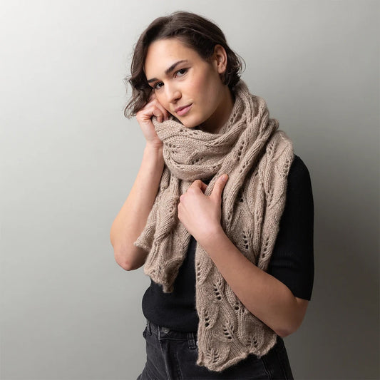 Whirling Leaves Tuch | zart und weich aus Cashmere Delizia von Pascuali