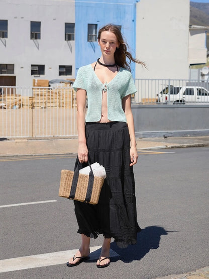 Ava Blouse | luftiges Häkeljäckchen mit Tynn Line von Sandnes Garn