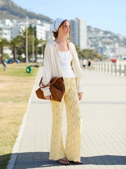 Summer Pants | luftig zartes Lochmuster aus Line von Sandnes Garn