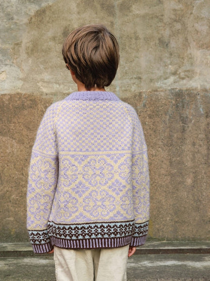 Rose Kids | zartes Norwegermuster aus Alpakka Ull von Sandnes Garn