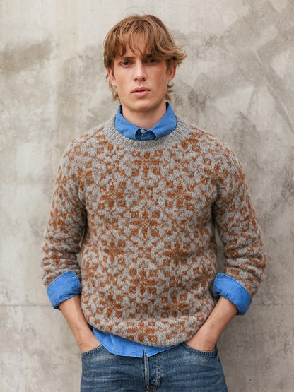 Astra Man | pull moelleux et doux en laine norvégienne de Kos par Sandnes Garn