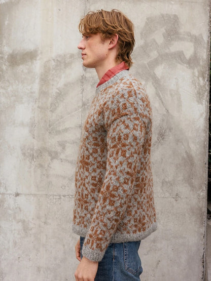 Astra Man | pull moelleux et doux en laine norvégienne de Kos par Sandnes Garn