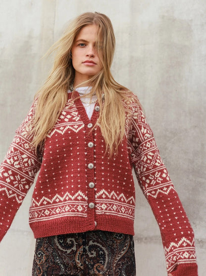Telemark | lässiger Cardigan aus Peer Gynt von Sandnes Garn