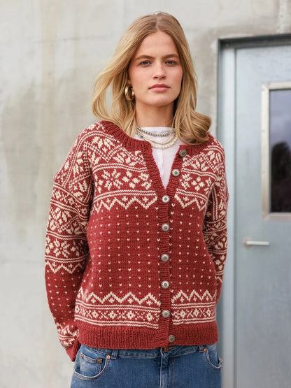 Telemark | lässiger Cardigan aus Peer Gynt von Sandnes Garn
