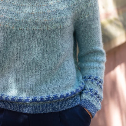 Feather Sweater | harmonisk farvemønster fra Balayage og Manada fra Pascuali