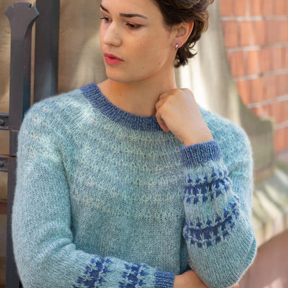Feather Sweater | harmonisk farvemønster fra Balayage og Manada fra Pascuali