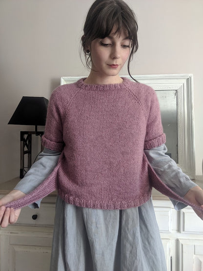 Closca Shirt | mit Schleifendetail aus Fleece Bluefaced Leicester DK von West Yorkshire Spinners