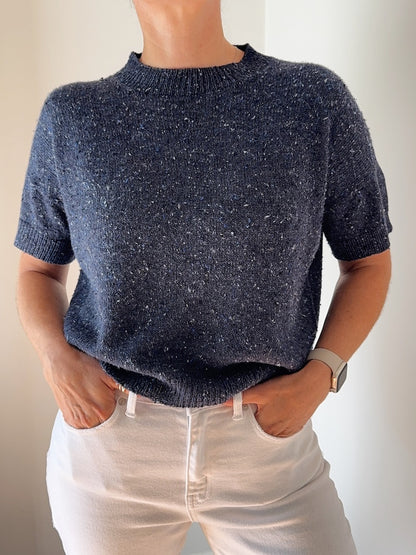 Hanuma Shirt | lässiges Basic Tee aus Pure Silk von Knitting for Olive
