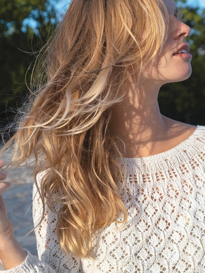 Meeresbrise Pullover | perfekt für den Urlaub aus Tynn Line von Sandnes Garn