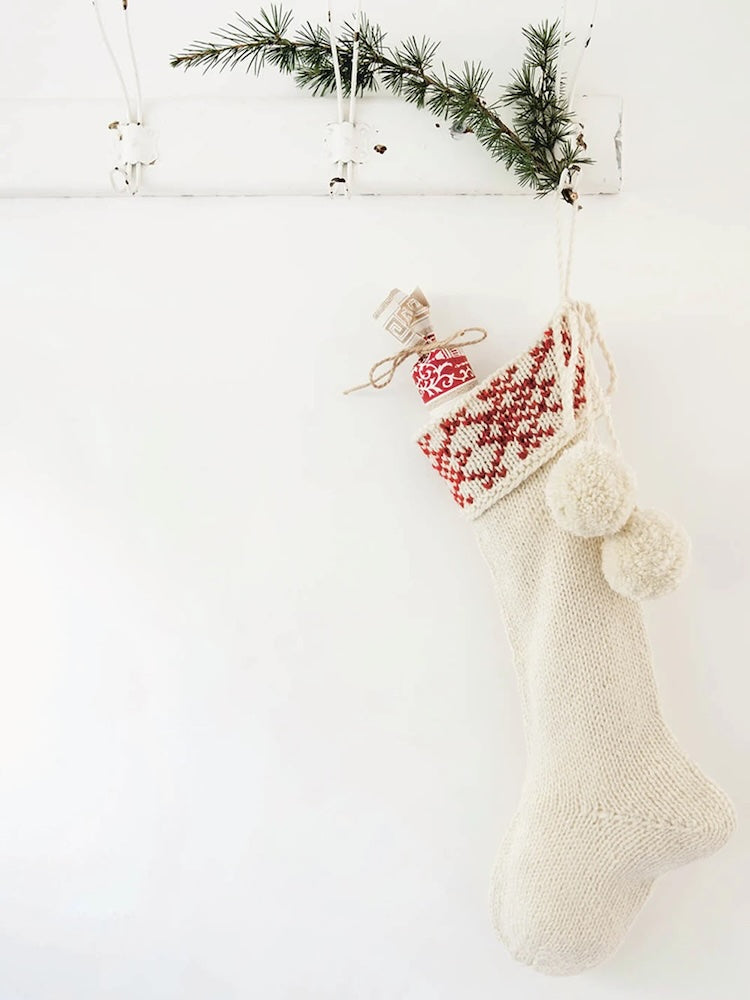 Schneekristall Weihnachtssocke | festliche Stimmung pur