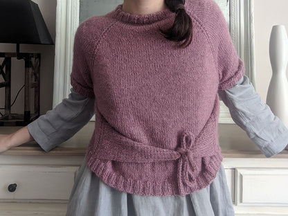 Closca Shirt | mit Schleifendetail aus Fleece Bluefaced Leicester DK von West Yorkshire Spinners