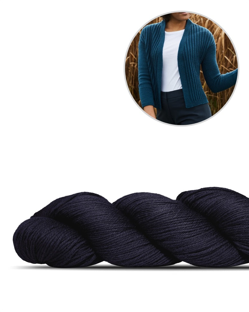 Azara Cardigan | klassisch und schön aus Cheeky Merino Joy