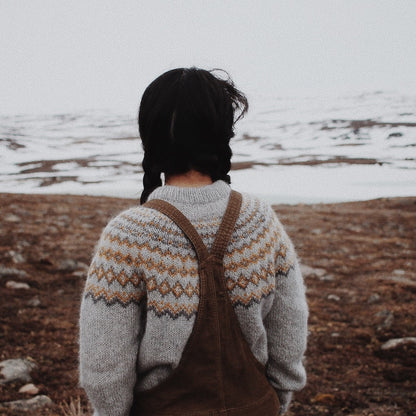 Pull Arctic Spring | pour l’éternité, en Le Petit Lambswool et Le Petit Silk & Mohair de Biches & Bûches