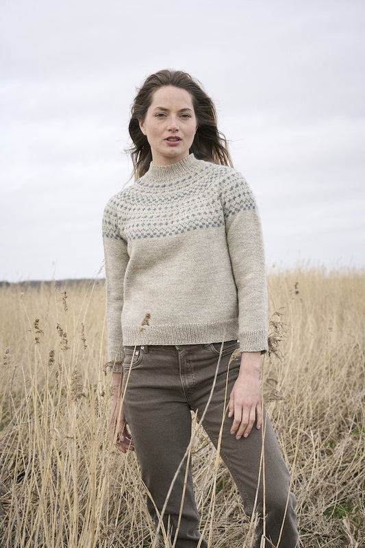 Balsam Sweater | zartes Norwegermuster aus Sheepsoft DK von Bramble & Fleece