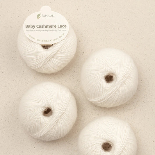 Pascuali Baby Cashmere Lace Farbe 54 wollweiß