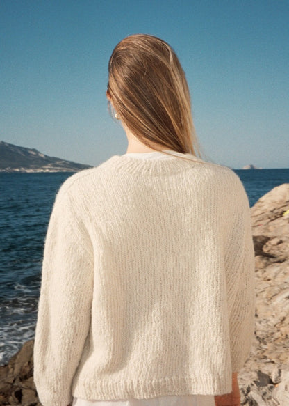 Beach Day Jumper | fluffig weicher Sommerpullover aus Le Coton & Alpaca von Biches & Bûches