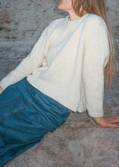 Beach Day Jumper | fluffig weicher Sommerpullover aus Le Coton & Alpaca von Biches & Bûches