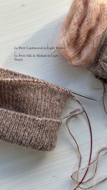 London-pipo | Peruspipo langoista Le Petit Lambswool ja Le Petit Silk & Mohair, valmistajat Biches & Bûches