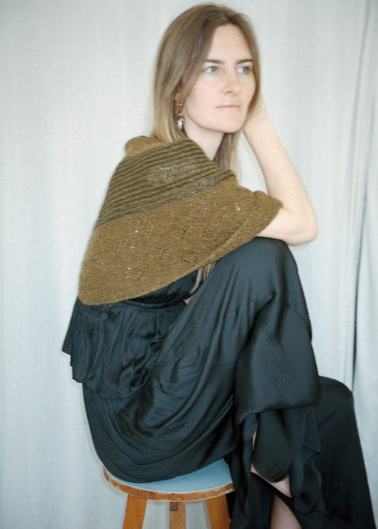 Tuch No. 76 | feine Streifen aus Le Petit Silk Mohair und Le Petit Lambswool