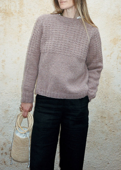 Sweater No. 79 | relaxed textured pattern in Le Lambswool by Biches & Bûches