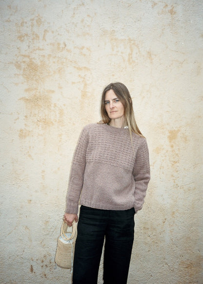 Sweater No. 79 | relaxed textured pattern in Le Lambswool by Biches & Bûches
