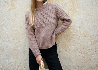Sweater No. 79 | relaxed textured pattern in Le Lambswool by Biches & Bûches