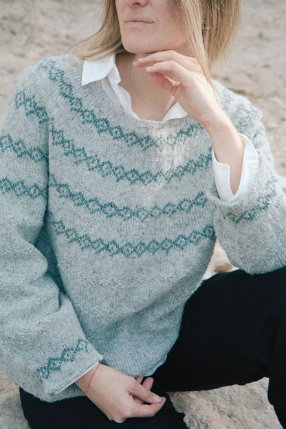 Sweater No. 93 | wunderschöne Muster aus Le Petit Lambswool von Biches & Bûches