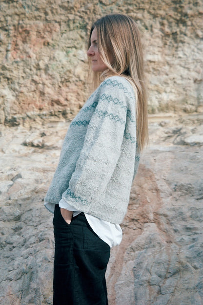 Sweater No. 93 | wunderschöne Muster aus Le Petit Lambswool von Biches & Bûches