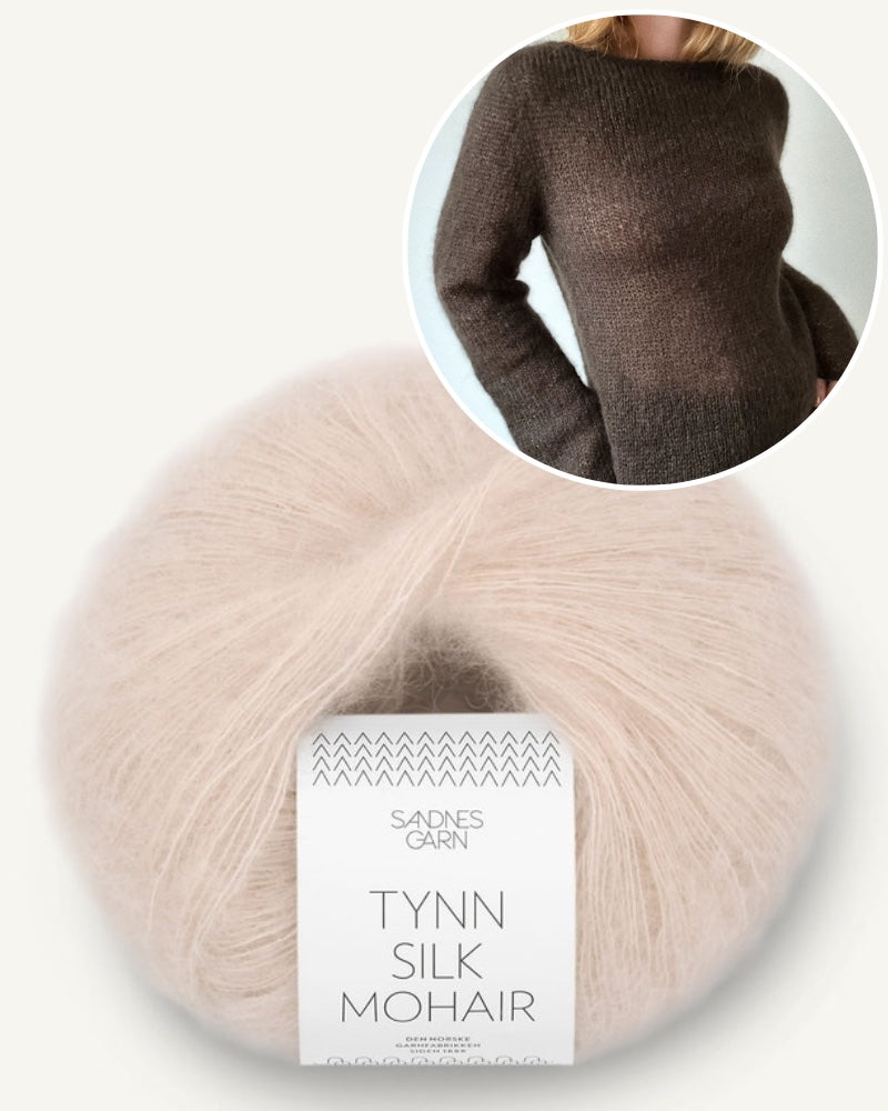 My Favourite Things Knitwear Blouse No 1 aus Tynn Silk Mohair kitt