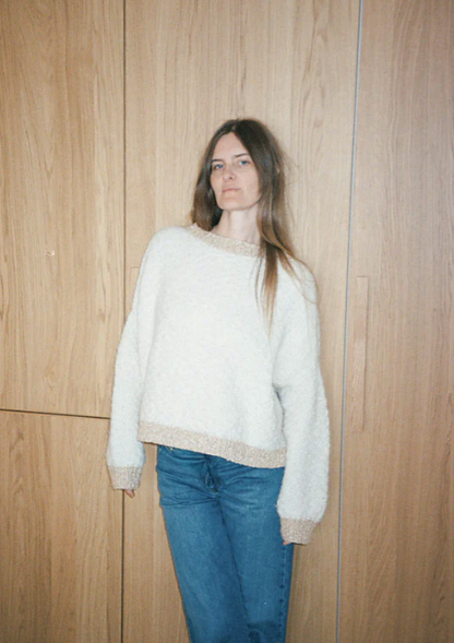 Sweater No. 77 | zauberhaftes Muster aus Le Coton & Alpaca von Biches & Bûches