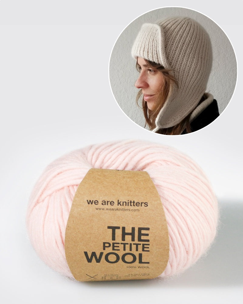 Garnpaket Carlo Hat gestrickt mit The Petite Wool in pink