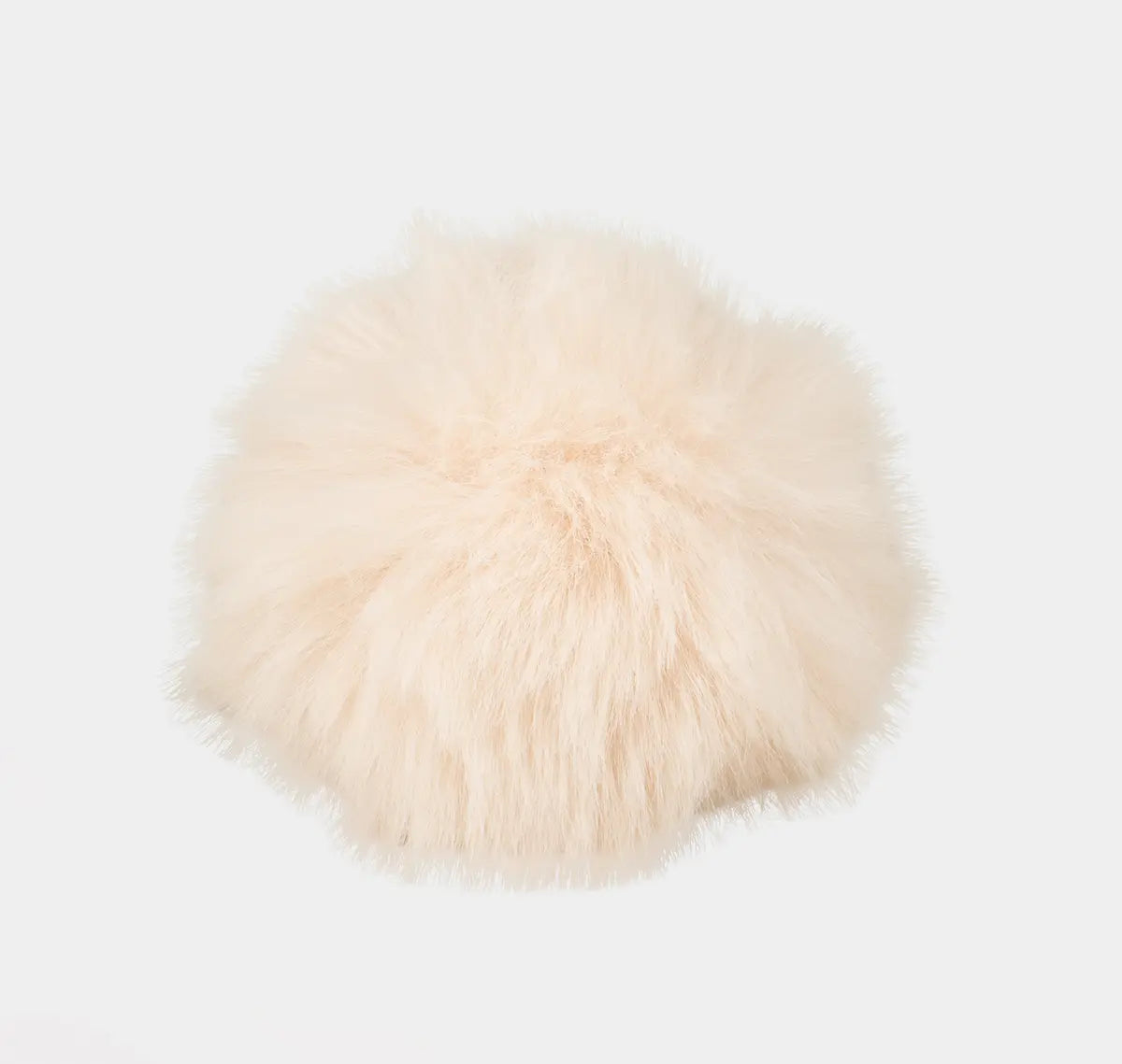 Kunstfell Pompon Chinchilla | vegan und kuschelweich
