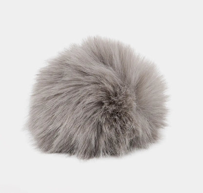 Kunstfell Pompon Chinchilla | vegan und kuschelweich