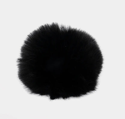 Kunstfell Pompon Chinchilla | vegan und kuschelweich