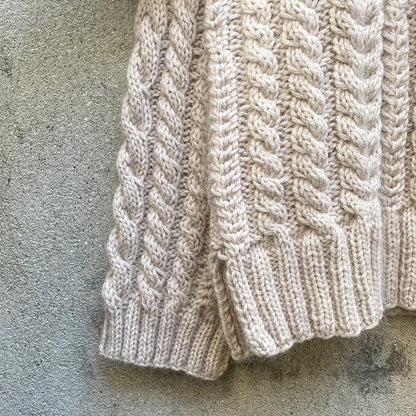 Chunky Cable Sweater (PDF) - Anleitung