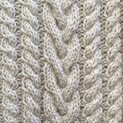 Chunky Cable Sweater (PDF) - Anleitung