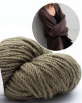 Clara Cardigan von Paula-m aus Big Vintage Wool von Erika Knight in gunk