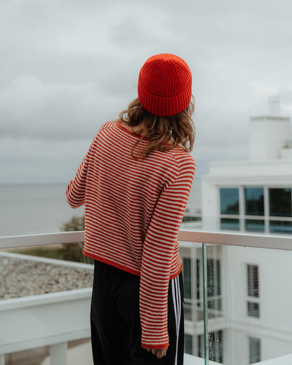 Bonnie Blouse | avslappnade ränder i Bio Balance från BC Garn